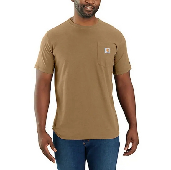 Carhartt Bundle Mens XLT T-shirts Short Sleeve 100% Cotton Style K87 Tan / Black - Picture 7 of 10